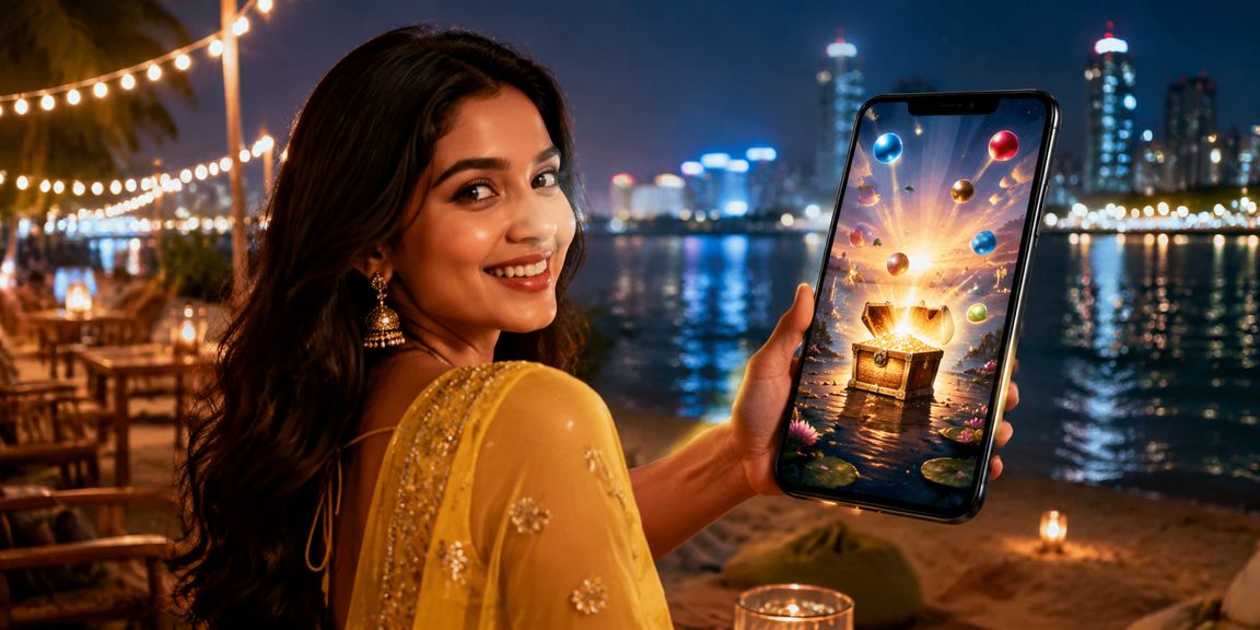 ঢাকায় সৈকত পরিবেশে 2k23 লটারি ও ক্যাসিনো গেম উপভোগ করছেন একজন ব্যবহারকারী